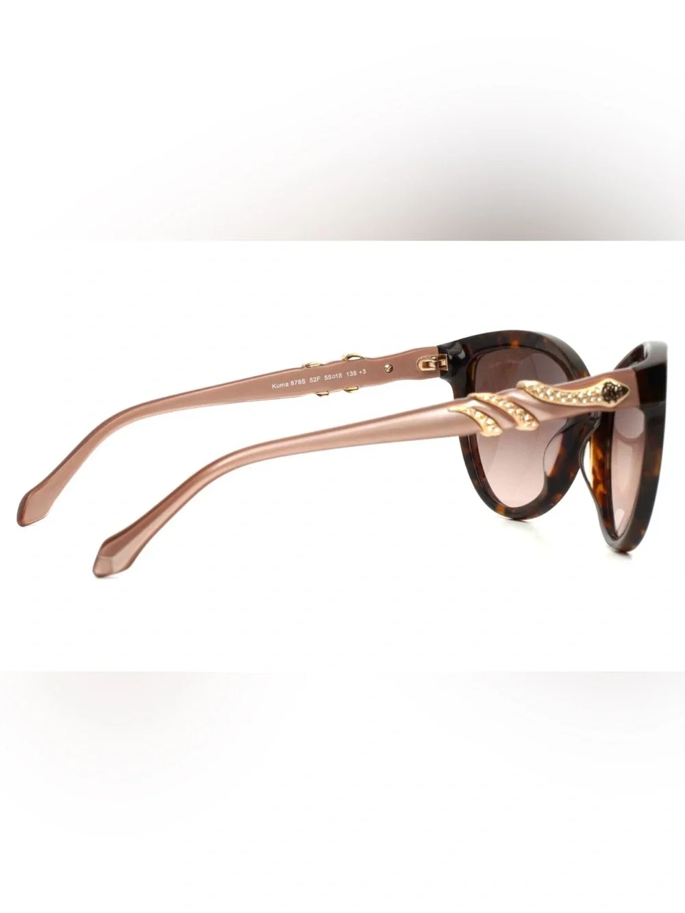 Roberto Cavalli 878S 52F Dark Havana sunglasses